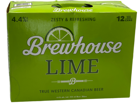 BREWHOUSE LIME 12 CANS