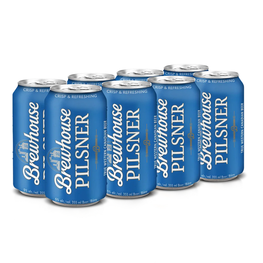 BREWHOUSE PILSNER 8 CANS