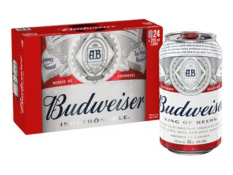 BUDWEISER 24 CANS