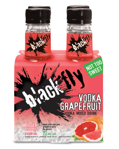 Black Fly Vodka Grapefruit 4 Pack