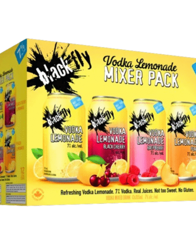Black Fly Vodka Lemonade Mixer 12 Cans