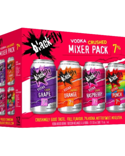 Black Fly Vodka Sour Vodka Crushed Mixer 12 Cans