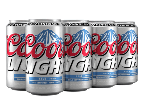COORS LIGHT 8 CANS