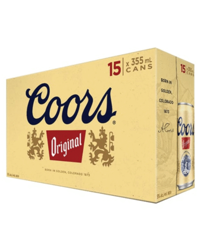 COORS ORIGINAL 15 CANS