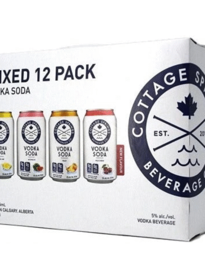 COTTAGE SPRINGS RTD VODKA SODA 12 CAN