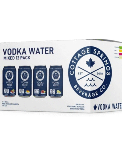 COTTAGE SPRINGS VODKA WATER 12 CAN