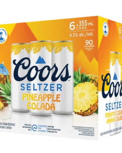 Coors Seltzer Pineapple Colada 6 Can