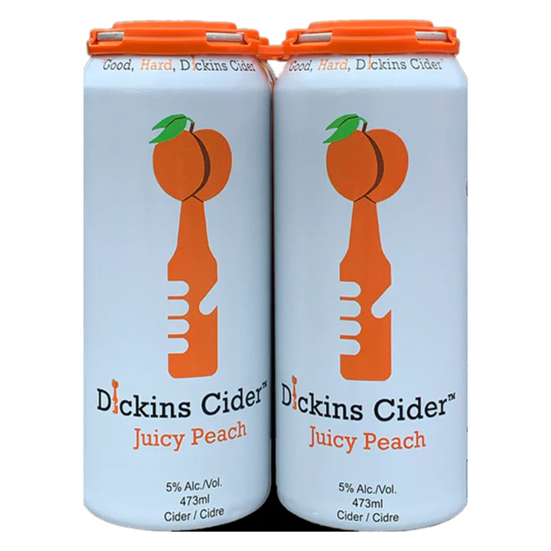 DICKINS CIDER JUICY PEACH (4 X473ML)