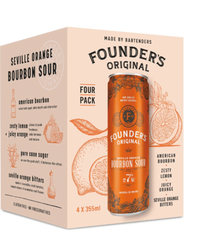 Founder's Original Bourbon Sour 4 Pk