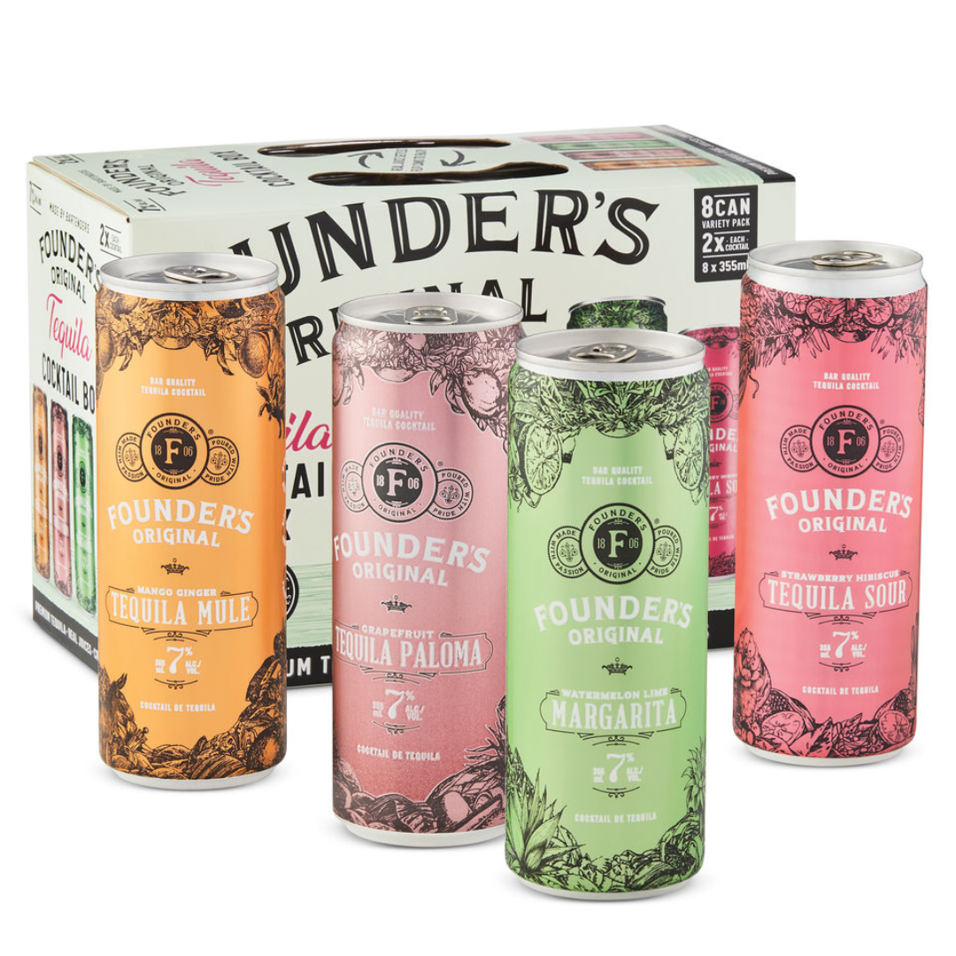 Founder's Original Tequila Cocktail Box 8 Cans