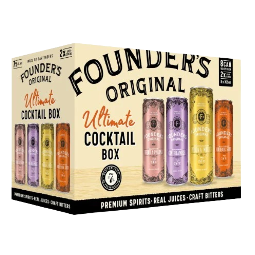 Founder's Original Ultimate Cocktail Box 8 Cans