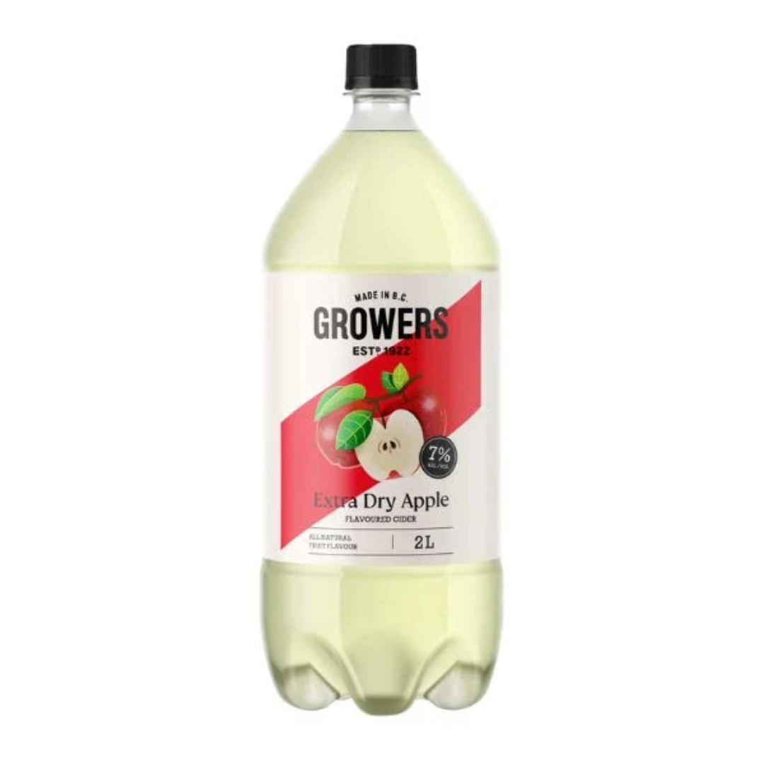GROWERS EXTRA DRY 2 LTR BTLS