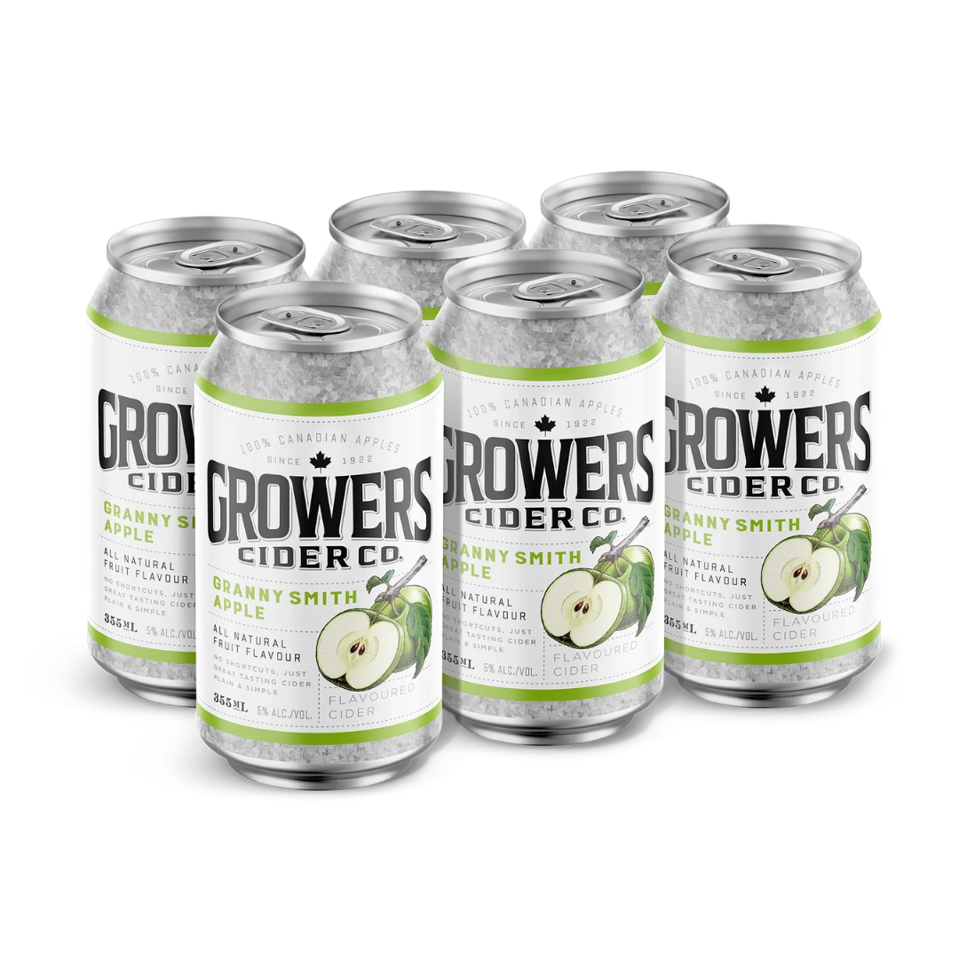 GROWERS GRANNY SMITH 6 CANS