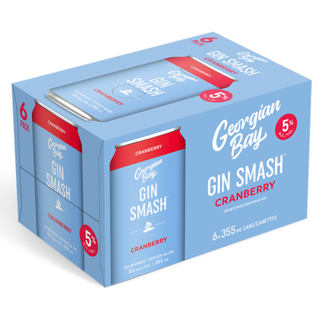 Georgian Bay Cranberry Gin Smash 6pk