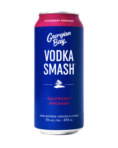 Georgian Bay Raspberry Rhubarb Vodka Smash