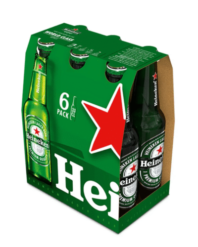 HEINEKEN LAGER ( 6 BOTTLES)