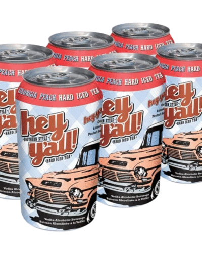 Hey Y'all Georgia Peach Hard Iced Tea 6 Cans