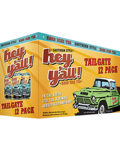 Hey Y'all Tail Gate Iced Tea 12 Pack