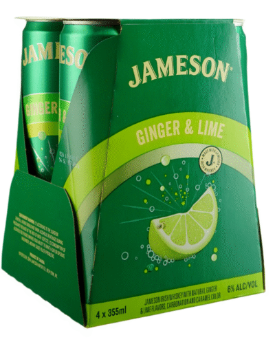 Jameson Ginger and Lime 4pk 4 Cans