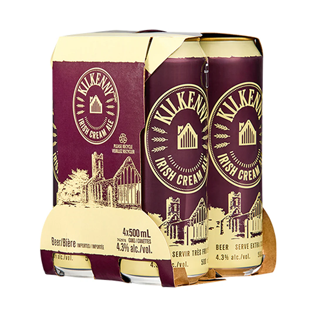 KILKENNY DRAUGHT IN CAN 4 X 500ML CLUSTE