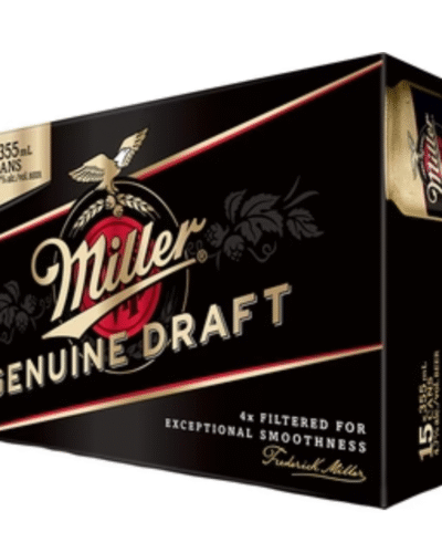 MILLER GENUINE DRAFT 15 CAN