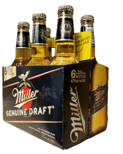 MILLER GENUINE DRAFT 6 BTLS