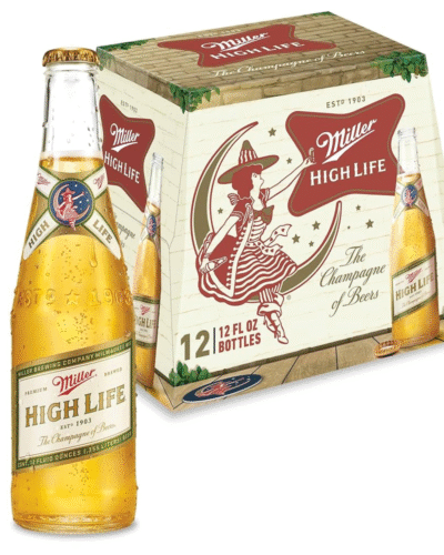MILLER HIGH LIFE 12 BTLS