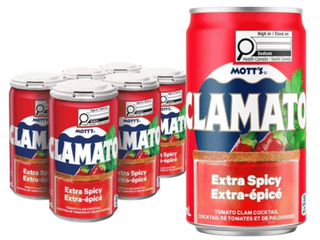 MOTT'S CLAMATO CAESAR EXTRA SPICY (4 Pack)