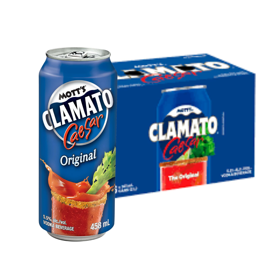 MOTT'S CLAMATO CAESAR ORIGINAL ( 6CANS)