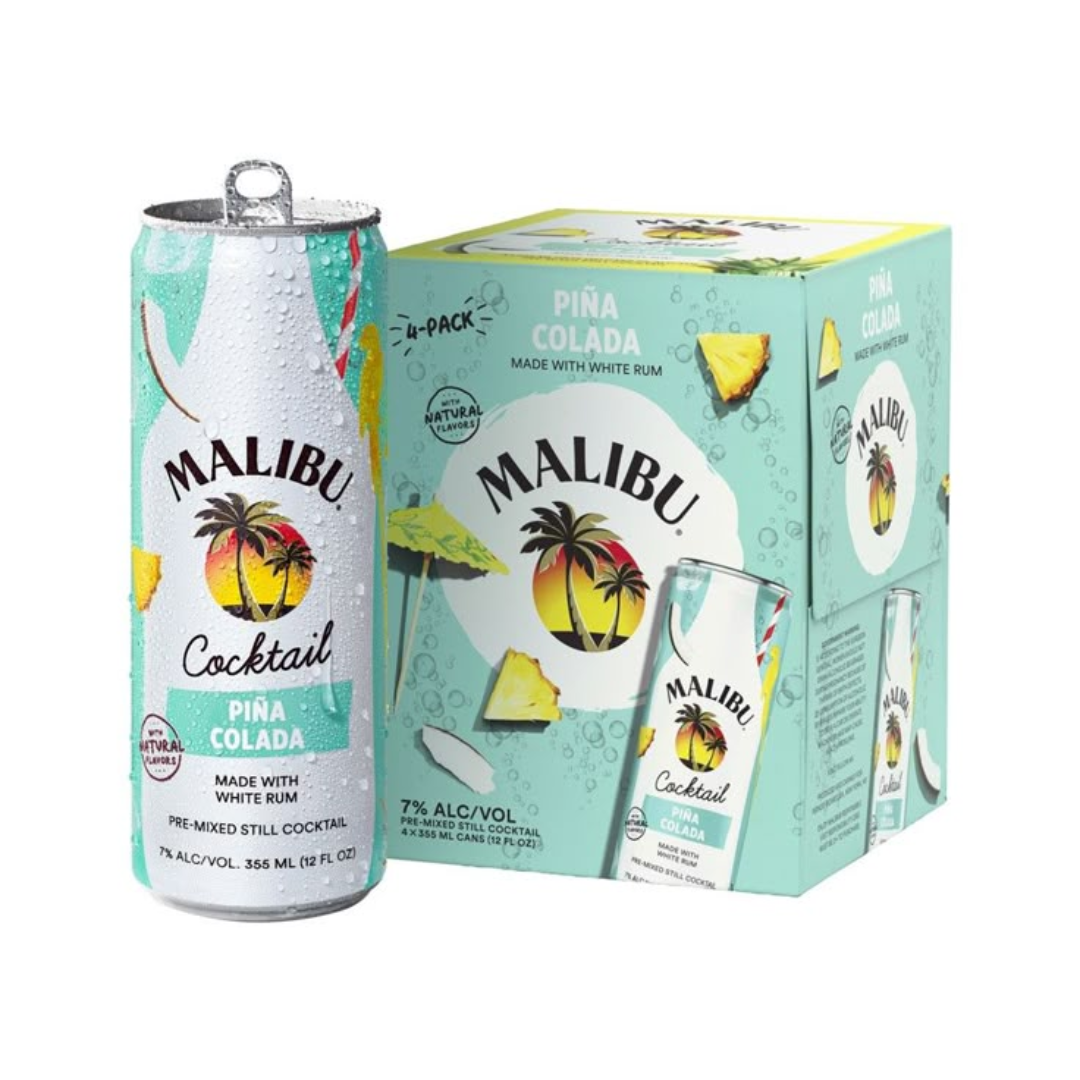 Malibu Pina Colada 4pk