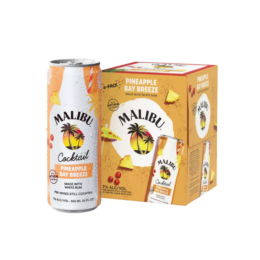 Malibu Pineapple Bay Breeze 4pk