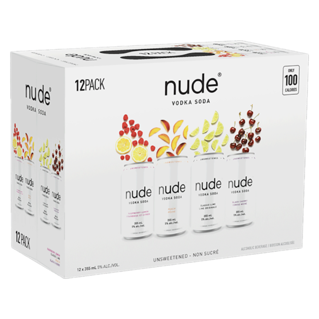 Nude Soda Mixer 12 Pack