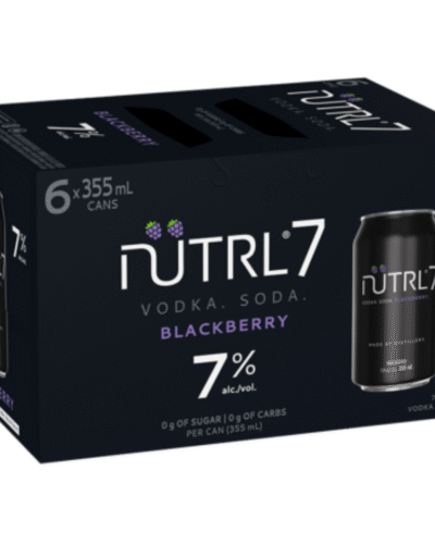 Nutrl Vodka Soda 7% Blackberry 6 Cans