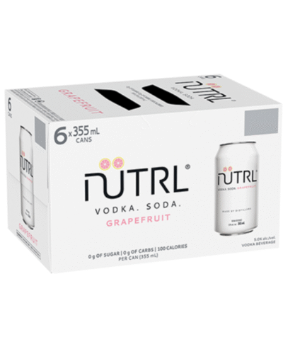 Nutrl Vodka Soda - Grapefruit 6pk