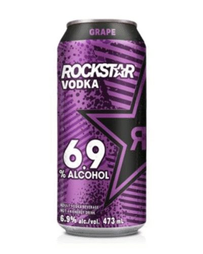 ROCKSTAR VODKA GRAPE 473ML