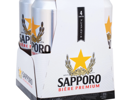SAPPORO BEER 4 CANS