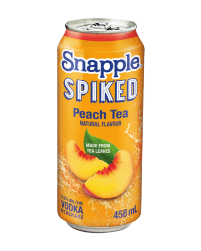 SNAPPLE SPIKED TEA PEACH 458ML DOM