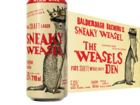 SNEAKY WEASEL LAGER 8 CAN
