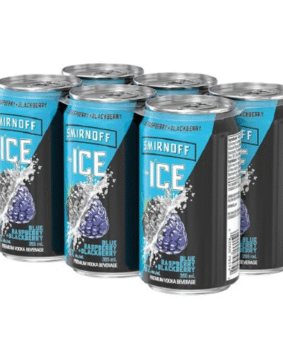 Smirnoff Ice Blue Raspberry & Blackberry 6 Cans