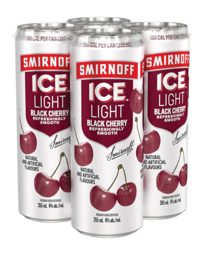 Smirnoff Ice Light Black Cherry & Soda 4 Cans