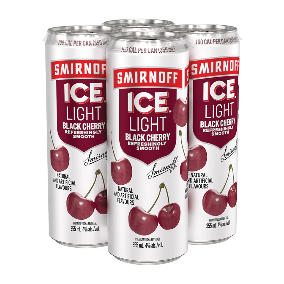 Smirnoff Ice Light Black Cherry & Soda 4 Cans