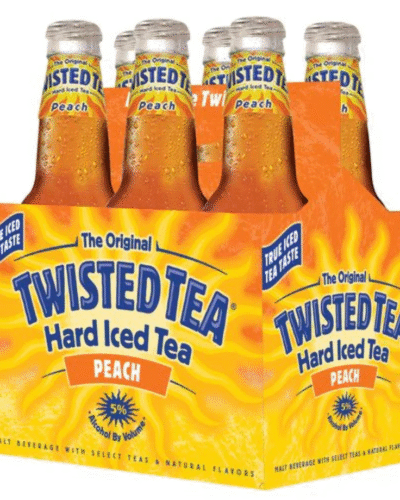 TWISTED TEA PEACH ICED TEA 6 CANS