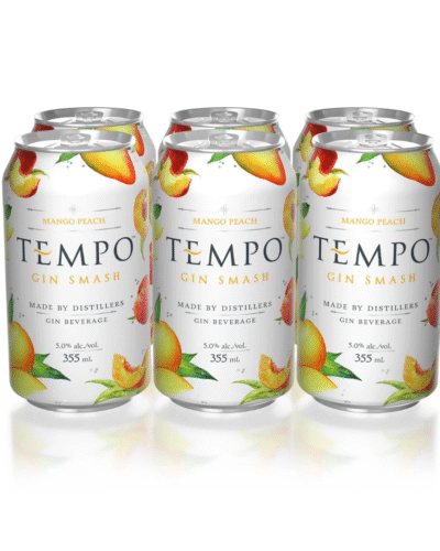 Tempo Gin Smash Mango Peach 6 Cans