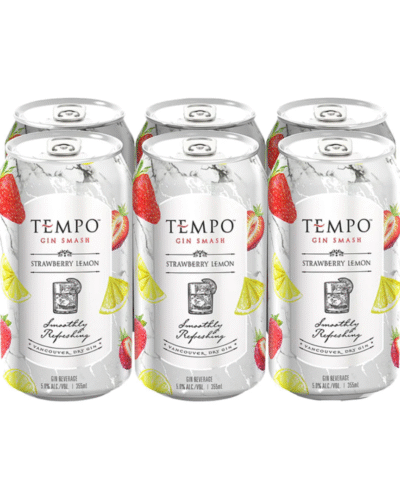 Tempo Gin Smash Strawberry Lemon 6 Cans