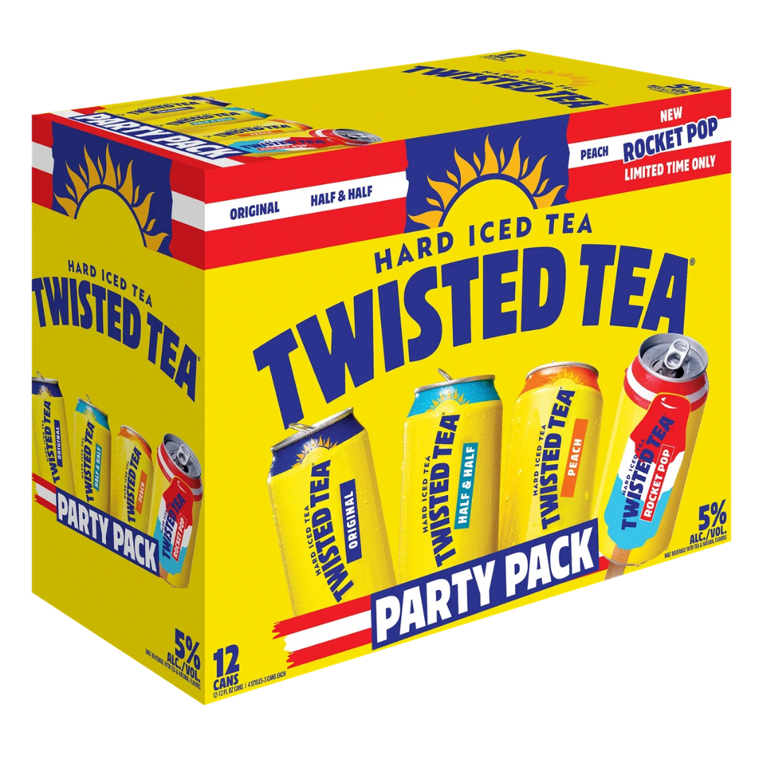 Twisted Tea Rocket Pop Party Pack 12 Can