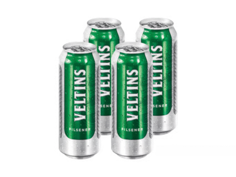 VELTINS PILSENER 4 CANS