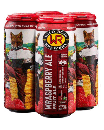 WR WRASPBERRY ALE 4 CANS